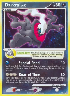 Darkrai Promo card from DP Black Star Promo