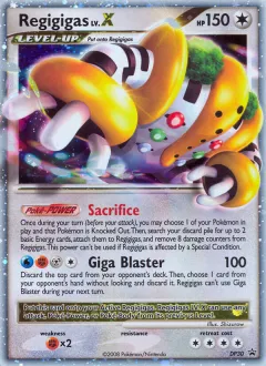 Regigigas LV.X Promo card from DP Black Star Promo