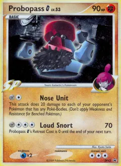 Probopass G Promo card from DP Black Star Promo