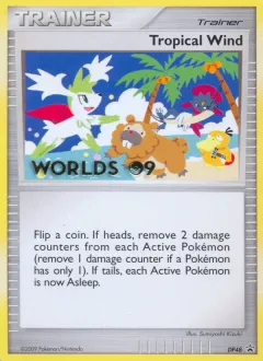 Tropical Wind Promo card from DP Black Star Promo