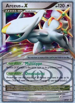 Arceus LV.X Promo card from DP Black Star Promo