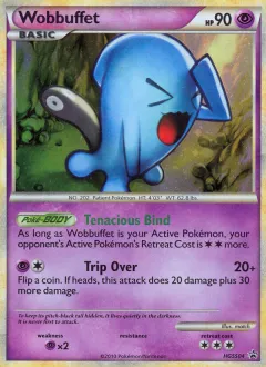 Wobbuffet Promo card from HGSS Black Star Promos