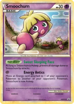 Smoochum Promo card from HGSS Black Star Promos