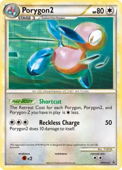 Porygon2 Promo card from HGSS Black Star Promos