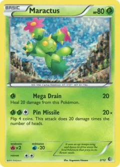 Maractus Promo and other card from McDonald's Collection 2011