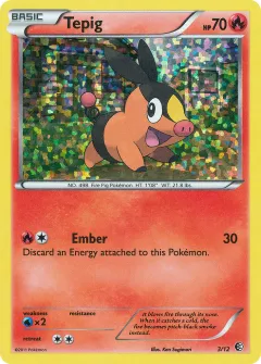Tepig Promo and other card from McDonald's Collection 2011