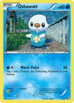 Oshawott Promo and other card from McDonald's Collection 2011