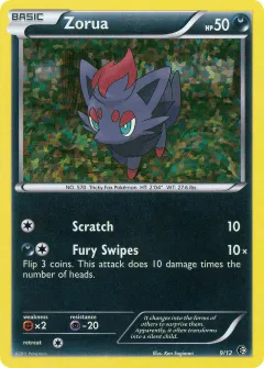 Zorua Promo and other card from McDonald's Collection 2011