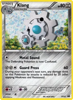 Klang Promo and other card from McDonald's Collection 2012