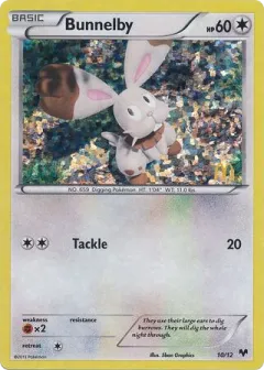 Bunnelby Promo and other card from McDonald's Collection 2014