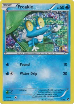 Froakie Promo and other card from McDonald's Collection 2014