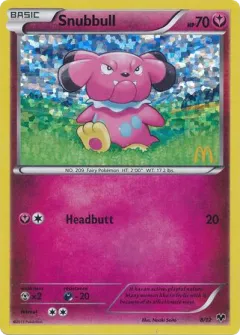 Snubbull Promo and other card from McDonald's Collection 2014