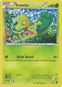 Treecko Promo and other card from McDonald's Collection 2015