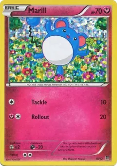 Marill Promo and other card from McDonald's Collection 2015