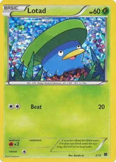 Lotad Promo and other card from McDonald's Collection 2015