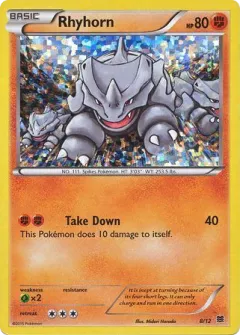 Rhyhorn Promo and other card from McDonald's Collection 2015