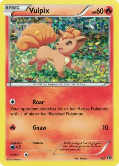 Vulpix Promo and other card from McDonald's Collection 2016
