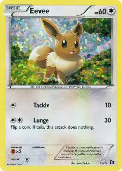 Eevee Promo and other card from McDonald's Collection 2016