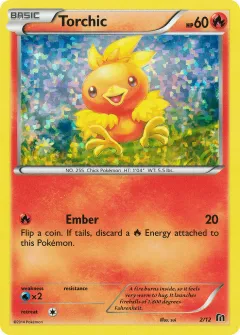 Torchic Promo and other card from McDonald's Collection 2016