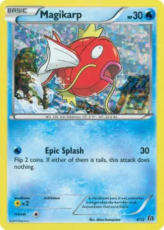 Magikarp Promo and other card from McDonald's Collection 2016