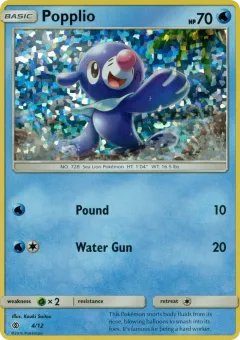 Popplio Promo and other card from McDonald's Collection 2017
