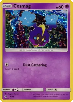 Cosmog Promo and other card from McDonald's Collection 2017