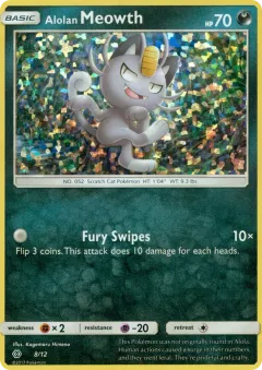 Alolan Meowth Promo and other card from McDonald's Collection 2017