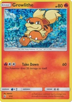 Growlithe Promo and other card from McDonald's Collection 2018