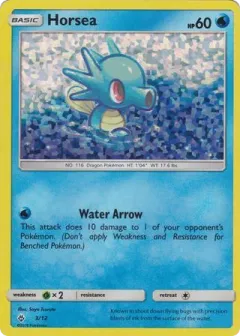 Horsea Promo and other card from McDonald's Collection 2018