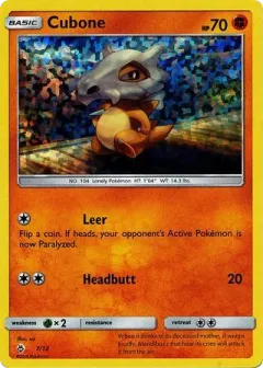 Cubone Promo and other card from McDonald's Collection 2018