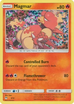 Magmar Promo and other card from McDonald's Collection 2019