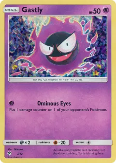 Gastly Promo and other card from McDonald's Collection 2019