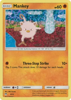 Mankey Promo and other card from McDonald's Collection 2019