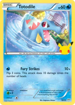Totodile Promo and other card from McDonald's Collection 2021