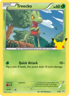 Treecko Promo and other card from McDonald's Collection 2021