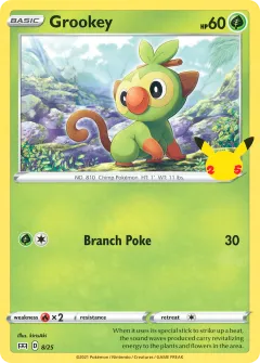 Grookey Promo and other card from McDonald's Collection 2021