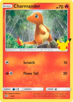 Charmander Promo and other card from McDonald's Collection 2021