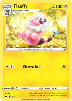Flaaffy Promo and other card from McDonald's Collection 2022