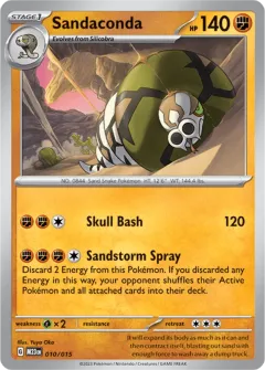 Sandaconda Promo card from McDonald's Collection 2023