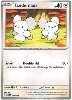 Tandemaus Promo card from McDonald's Collection 2023