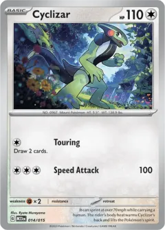 Cyclizar Promo card from McDonald's Collection 2023