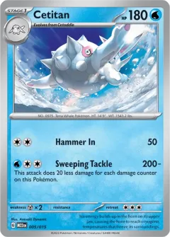 Cetitan Promo card from McDonald's Collection 2023