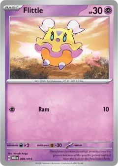 Flittle Promo card from McDonald's Collection 2023