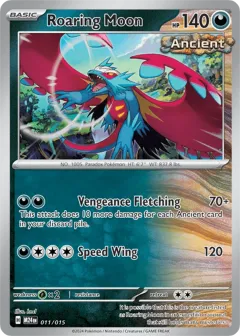 Roaring Moon Promo and other card from McDonald's Collection 2024