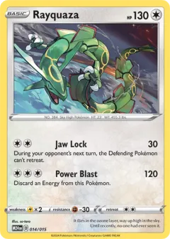 Rayquaza Promo and other card from McDonald's Collection 2024