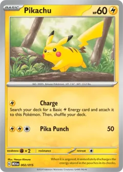 Pikachu Promo and other card from McDonald's Collection 2024