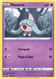 Hatenna Promo and other card from McDonald's Collection 2024