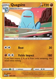 Quaqsire Promo and other card from McDonald's Collection 2024
