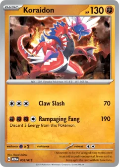 Koraidon Promo and other card from McDonald's Collection 2024