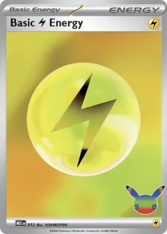 Basic Lightning Energy Common card from Mega Evolution Energies